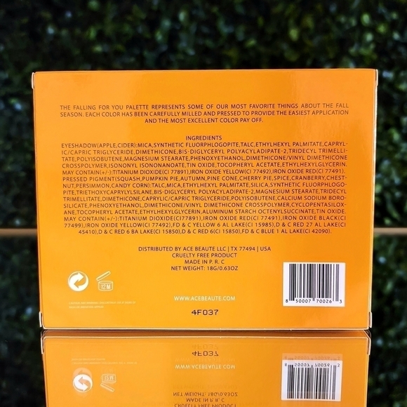 Ace Beaute FALLING FOR YOU Eyeshadow Palette | NEW - Picture 8 of 9